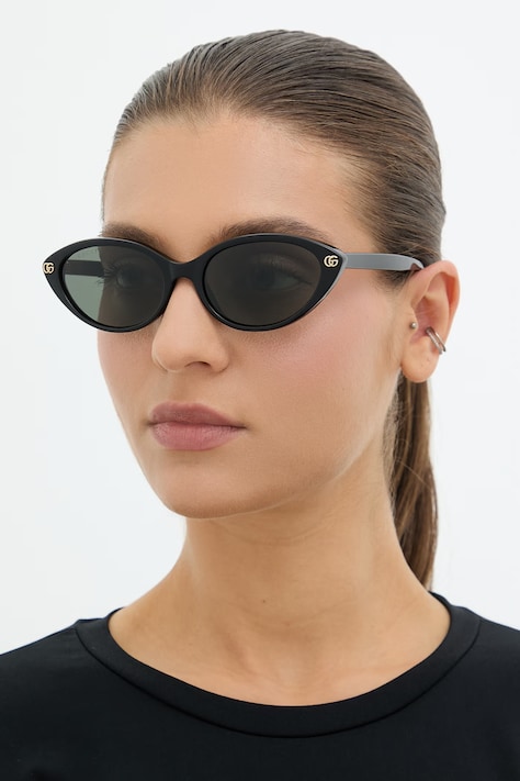 Gucci occhiali da sole cat eye da donna neri GG2110S