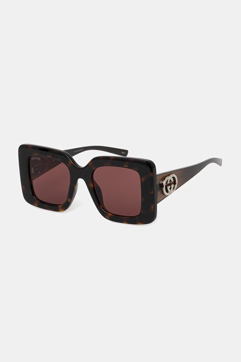 Gucci okulary przeciwsłoneczne damskie brązowe GG2025S