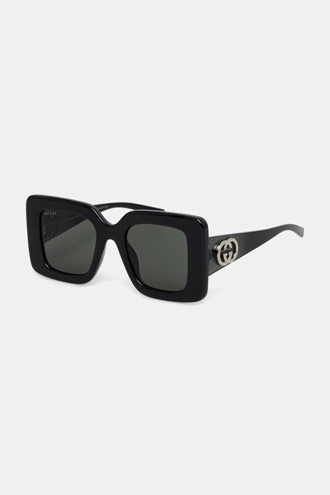 Gucci okulary przeciwsłoneczne damskie czarne GG2025S