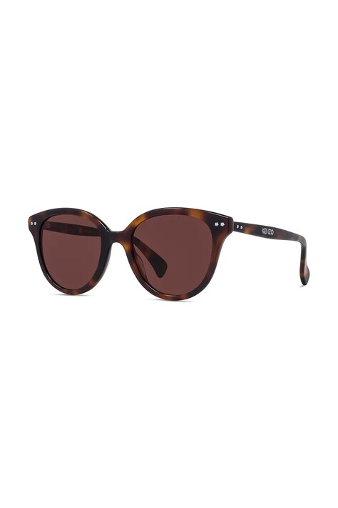 Kenzo okulary przeciwsłoneczne okrągłe damskie brązowe KZ40196I_5153S