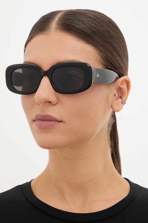 Vivienne Westwood okulary przeciwsłoneczne damskie czarne VW5128