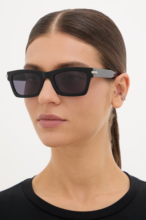 AllSaints slnečné okuliare wayfarer dámske Mimi čierne ALS5033