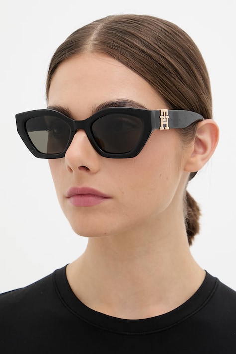 Tommy Hilfiger okulary przeciwsłoneczne damskie czarne TH 1979/S