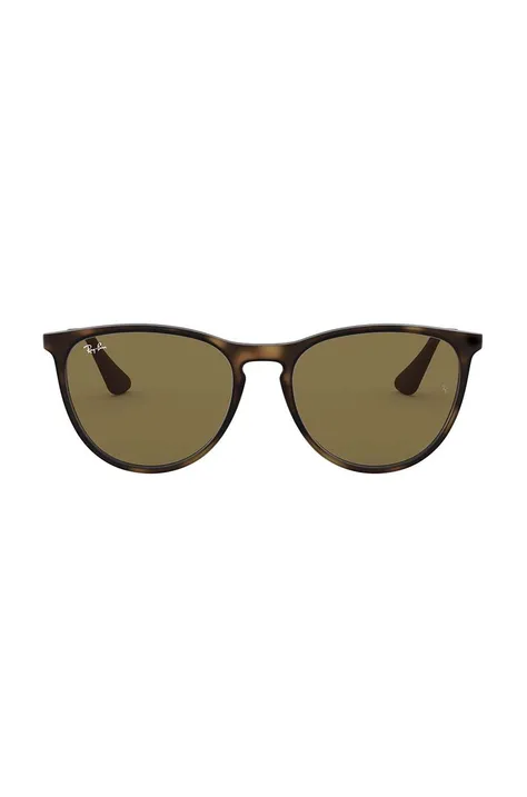 Дитячі сонцезахисні окуляри Ray-Ban Junior Erika колір коричневий 0RJ9060S