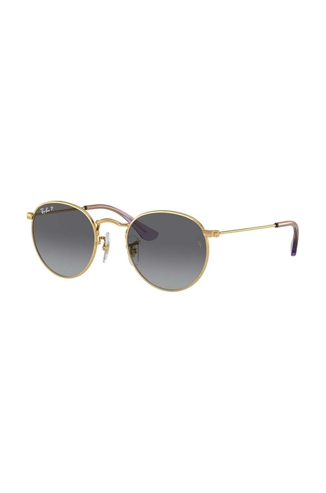 Ray-Ban ochelari de soare copii JUNIOR ROUND culoarea portocaliu, 0RJ9547S