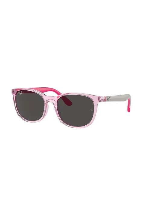 Otroška sončna očala Ray-Ban roza barva, 0RJ9079S