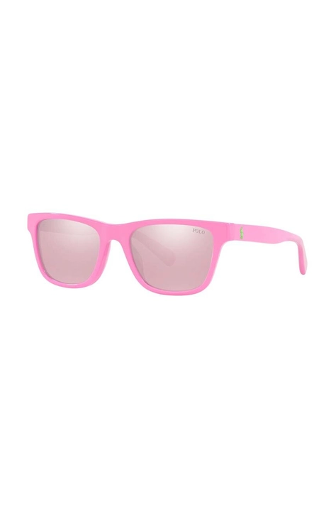 Polo Ralph Lauren ochelari de soare copii culoarea roz, 0PP9504U