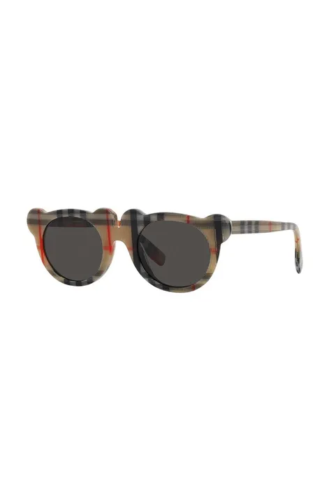Детские солнцезащитные очки Burberry цвет бежевый 0JB4355