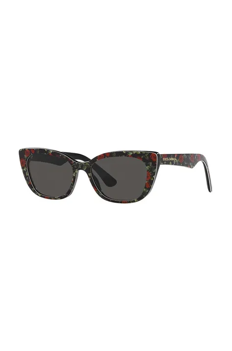 Detské slnečné okuliare Dolce & Gabbana červená farba, 0DX4427
