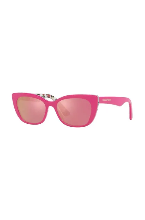 Дитячі сонцезахисні окуляри Dolce & Gabbana колір фіолетовий 0DX4427