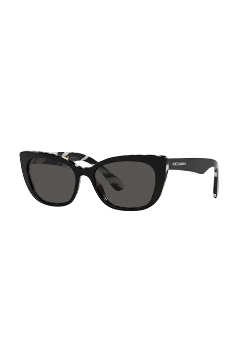 Παιδικά γυαλιά ηλίου Dolce & Gabbana χρώμα: μαύρο, 0DX4427