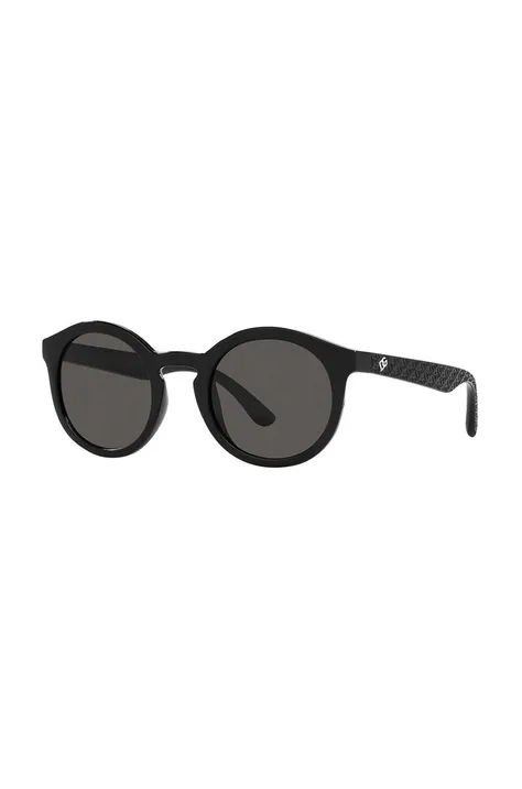 Παιδικά γυαλιά ηλίου Dolce & Gabbana χρώμα: μαύρο, 0DX6002 0DX6002