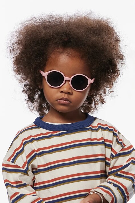 IZIPIZI okulary przeciwsłoneczne niemowlęce BABY #d różowe #d
