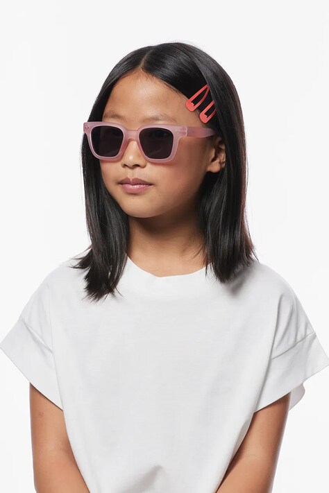 IZIPIZI okulary przeciwsłoneczne dziecięce JUNIOR #road różowe #road