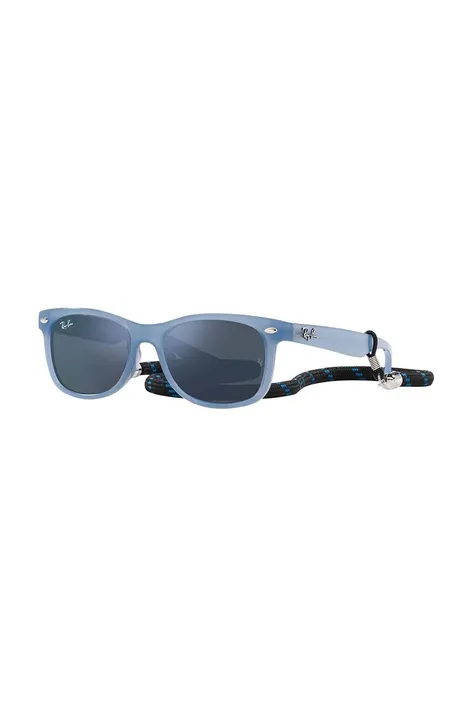 Ray-Ban occhiali da sole per bambini Junior New Wayfarer colore blu navy 0RJ9052S
