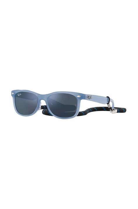 Детски слънчеви очила Ray-Ban Junior New Wayfarer в тъмносиньо 0RJ9052S