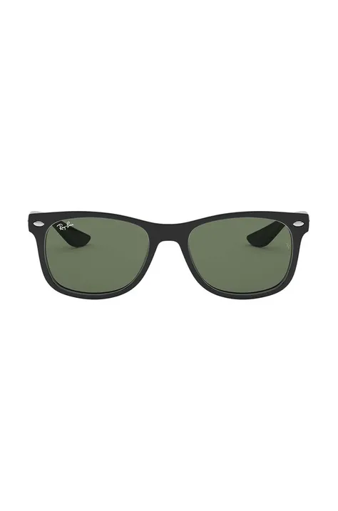 Детские солнцезащитные очки Ray-Ban Junior New Wayfarer цвет зелёный 0RJ9052S