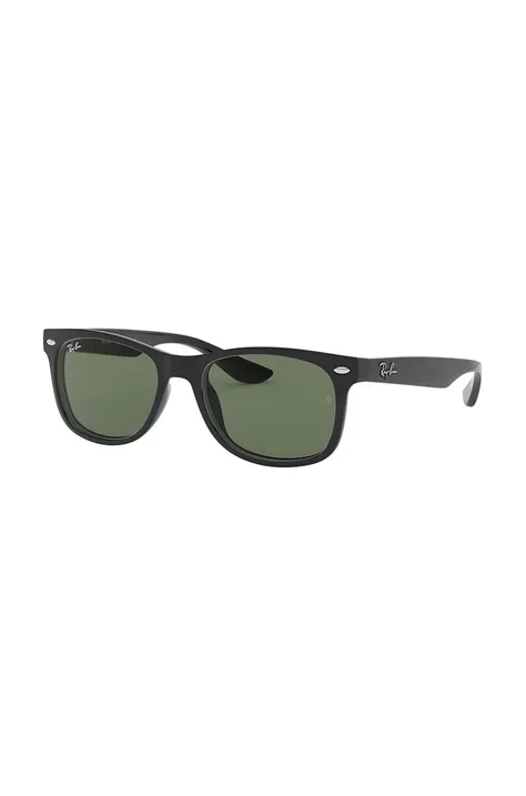 Дитячі сонцезахисні окуляри Ray-Ban Junior New Wayfarer колір зелений 0RJ9052S