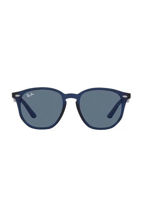 Дитячі сонцезахисні окуляри Ray-Ban Junior колір синій 0RJ9070S
