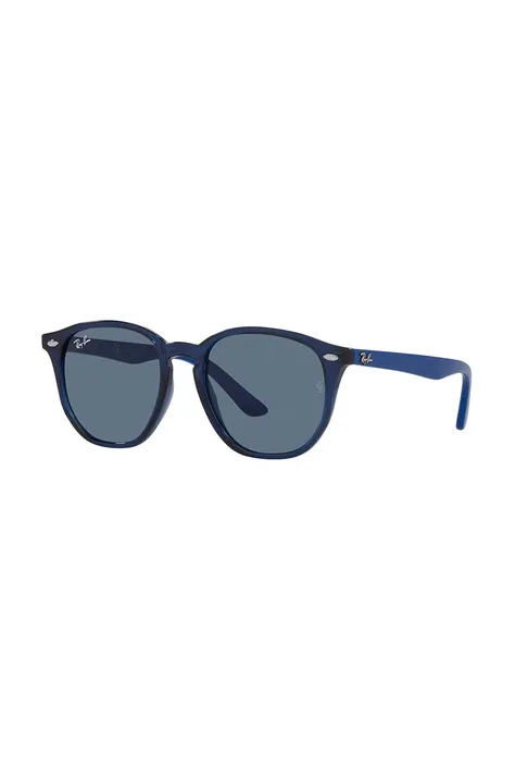 Детские солнцезащитные очки Ray-Ban Junior цвет синий 0RJ9070S