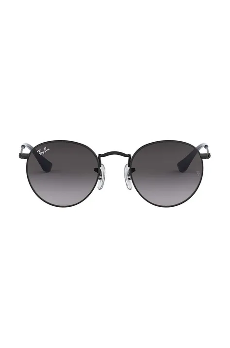 Дитячі сонцезахисні окуляри Ray-Ban Round Kids колір чорний 0RJ9547S