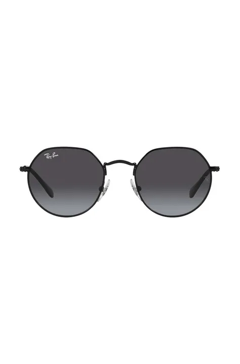 Дитячі сонцезахисні окуляри Ray-Ban Junior Jack колір чорний 0RJ9565S