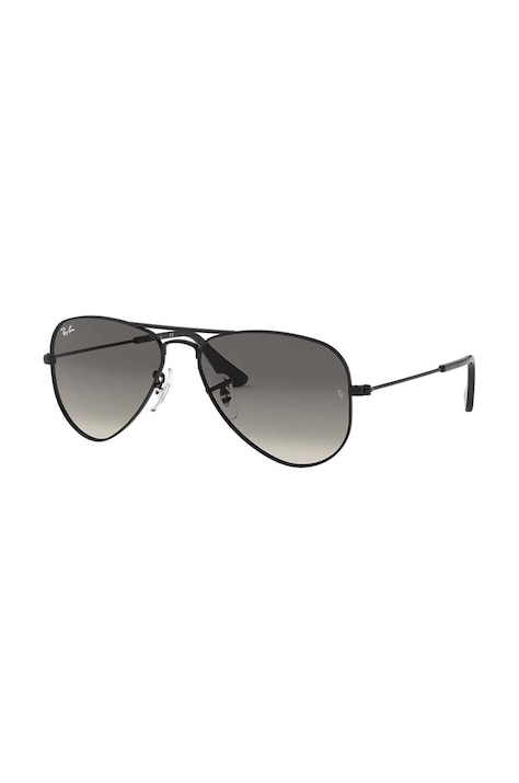 Ray-Ban okulary przeciwsłoneczne dziecięce JUNIOR AVIATOR kolor czarny 0RJ9506S