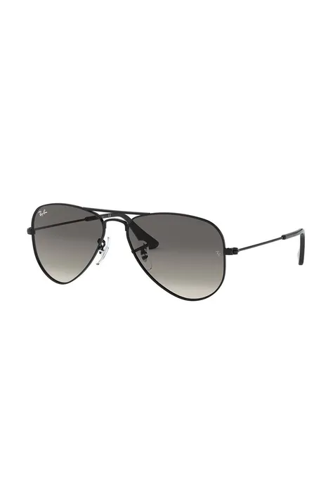 Детские солнцезащитные очки Ray-Ban Junior Aviator цвет чёрный 0RJ9506S