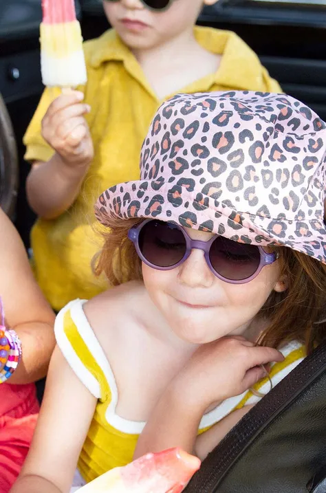 Ki ET LA okulary przeciwsłoneczne dziecięce WOAM kolor fioletowy