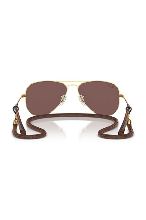 Дитячі сонцезахисні окуляри Ray-Ban JUNIOR AVIATOR — фото 4