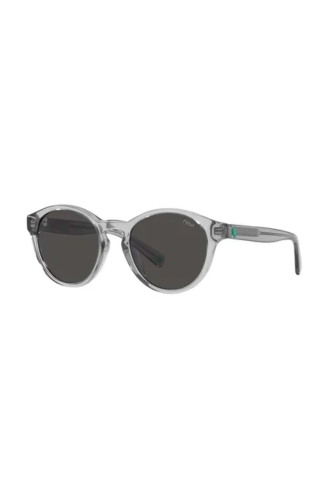 Polo Ralph Lauren ochelari de soare copii culoarea gri, 0PP9505U