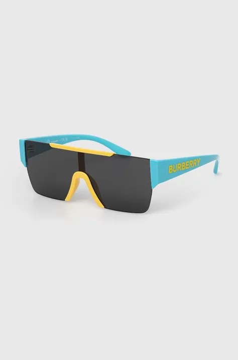 Детские солнцезащитные очки Burberry цвет бирюзовый 0JB4387