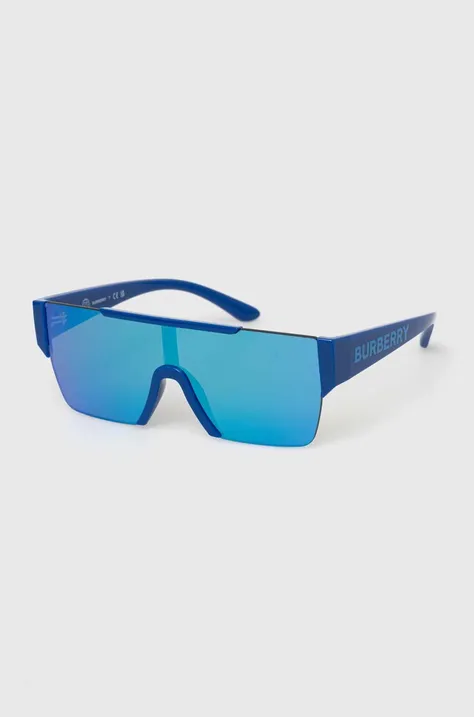 Burberry okulary przeciwsłoneczne dziecięce kolor niebieski 0JB4387