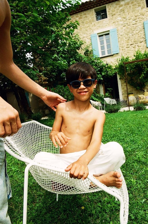Detské slnečné okuliare IZIPIZI JUNIOR SUN #c tmavomodrá farba, #c