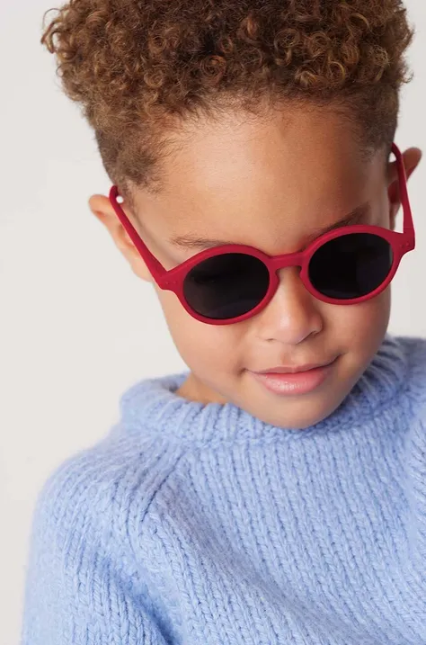 IZIPIZI okulary przeciwsłoneczne dziecięce KIDS #c kolor czerwony #c