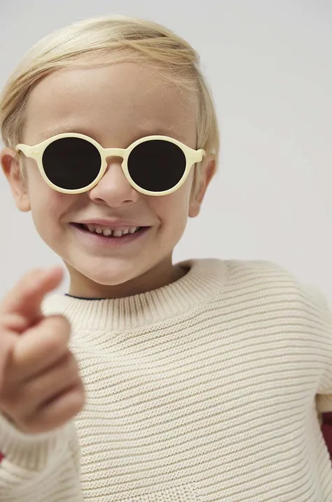 IZIPIZI okulary przeciwsłoneczne dziecięce KIDS PLUS #d kolor żółty #d