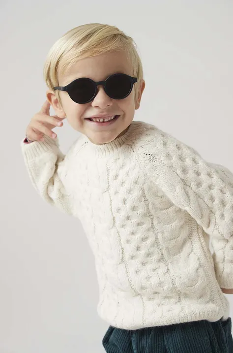 Детские солнцезащитные очки IZIPIZI KIDS PLUS #d цвет чёрный #d