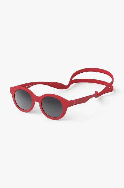 IZIPIZI okulary przeciwsłoneczne dziecięce KIDS PLUS #c kolor czerwony #c