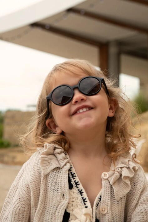 IZIPIZI okulary przeciwsłoneczne niemowlęce BABY #d czarne #d