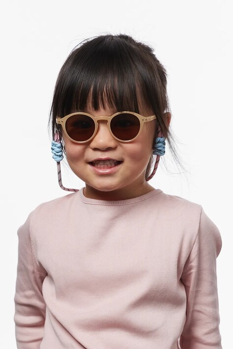 IZIPIZI okulary przeciwsłoneczne dziecięce KIDS beżowe