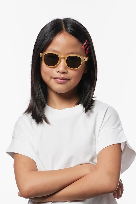 IZIPIZI okulary przeciwsłoneczne dziecięce JUNIOR żółte