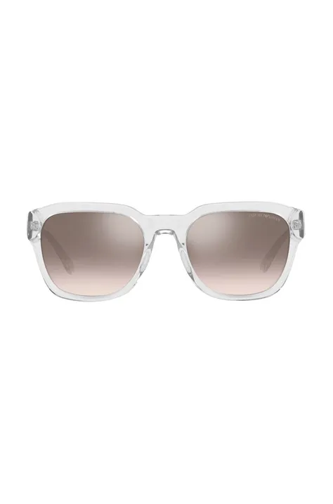 Sunčane naočale Emporio Armani za muškarce, boja: bijela