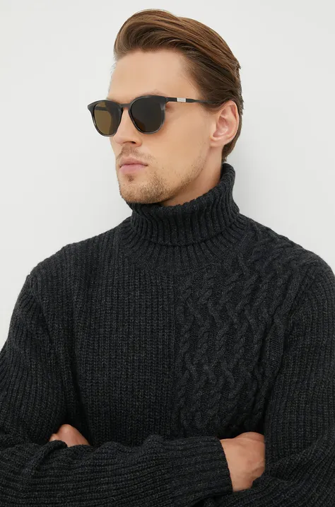 Sunčane naočale Gucci za muškarce, boja: siva