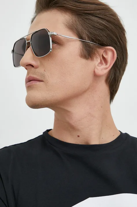 Sončna očala Alexander McQueen moški, črna barva