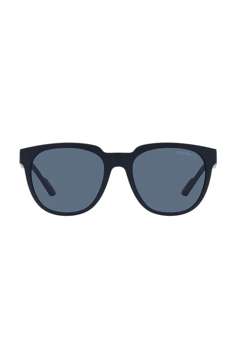 Emporio Armani okulary przeciwsłoneczne męskie kolor czarny