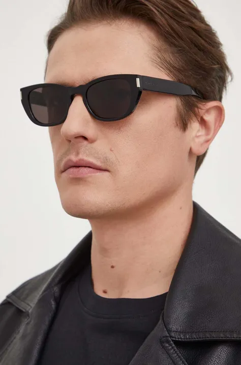 Сонцезахисні окуляри Saint Laurent чоловічі колір чорний
