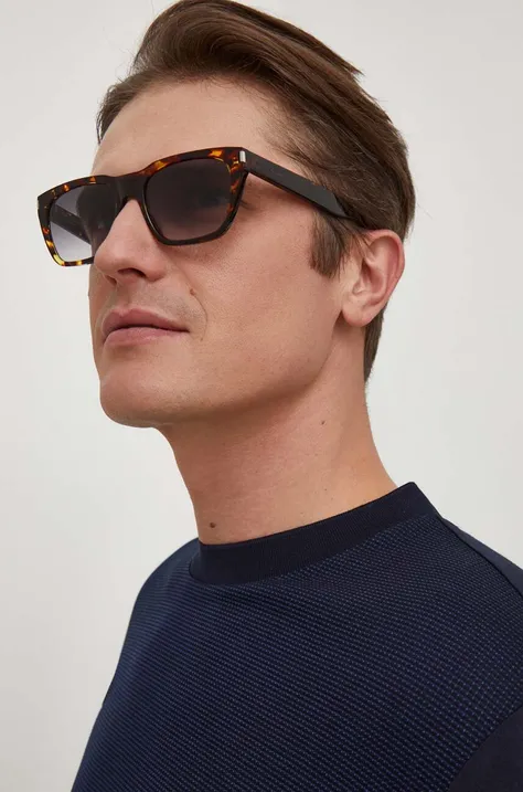Sončna očala Saint Laurent moški, rjava barva