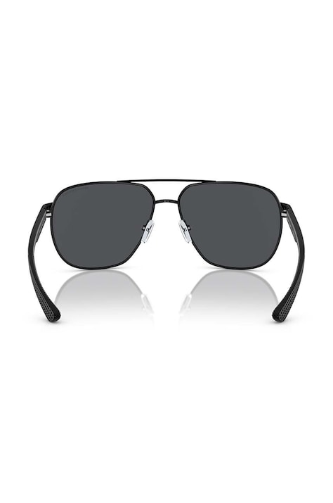 Armani Exchange сонцезахисні окуляри авіатори — AA00-OKM0CI, чорний — фото 5