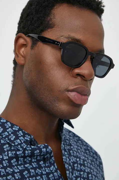 Tommy Hilfiger okulary przeciwsłoneczne męskie kolor czarny TH 2032/S