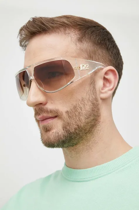 Сонцезахисні окуляри DSQUARED2 чоловічі колір прозорий D2 0124 S